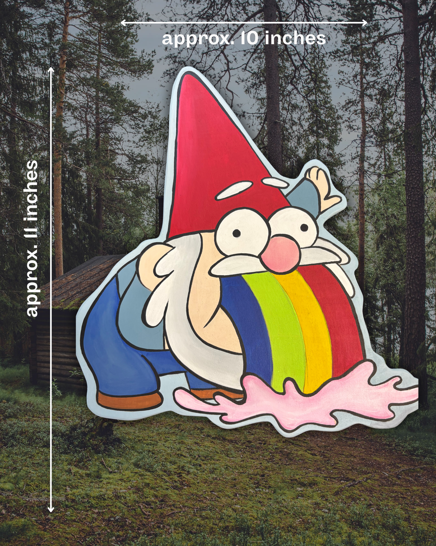 Gnomes Steve and Shmebulock Gravity Falls Wood Cutout
