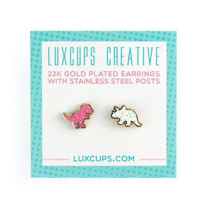 Dino Cookies Earring Studs