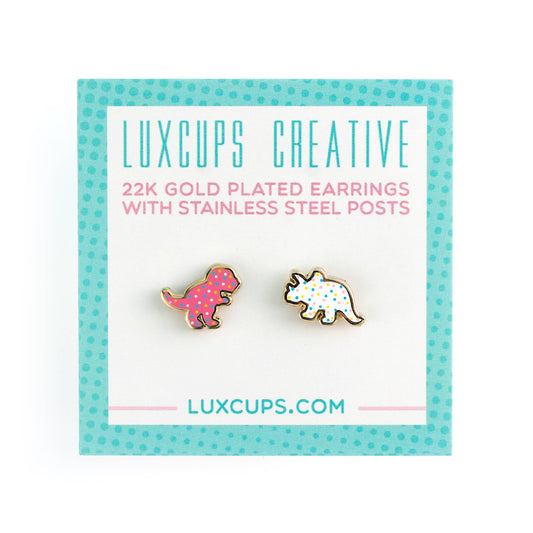 Dino Cookies Earring Studs