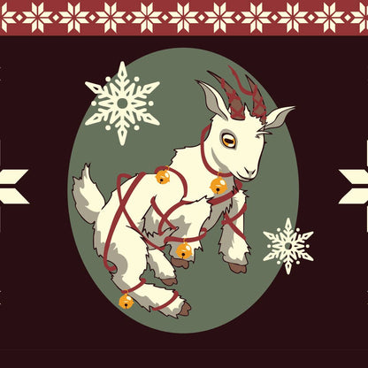 Yule Goat Crew Socks
