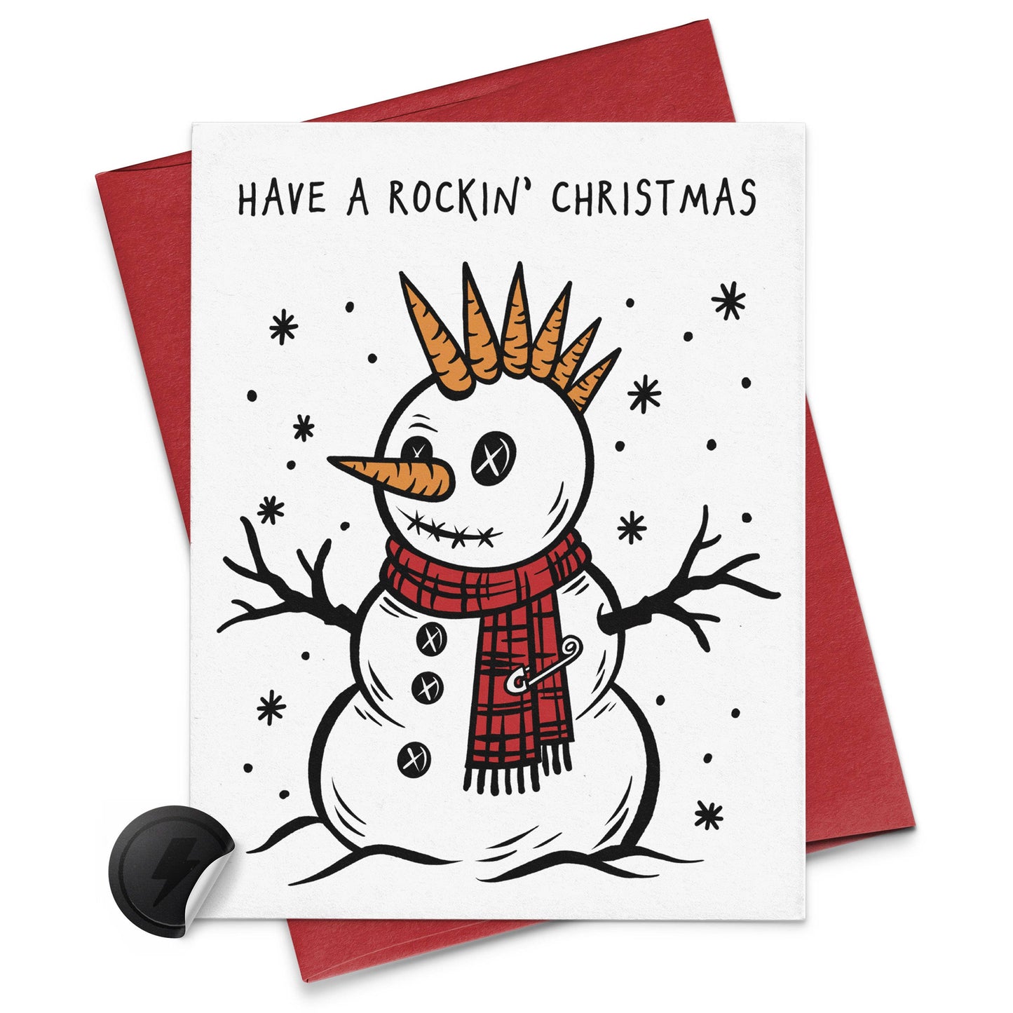 Rockin' Christmas Card, Punk Rock, Mohawk Showman