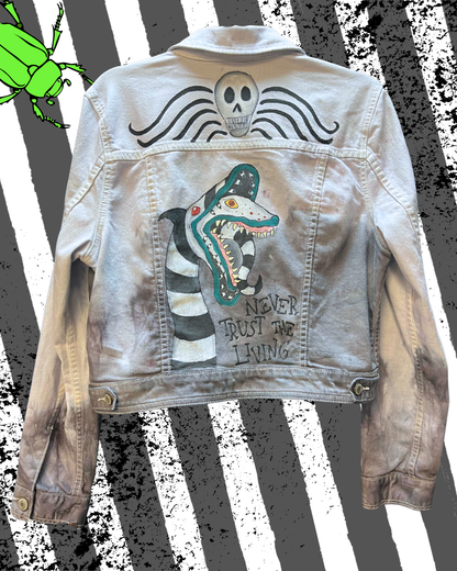 Never Trust The Living Beetlejuice Adult Jacket