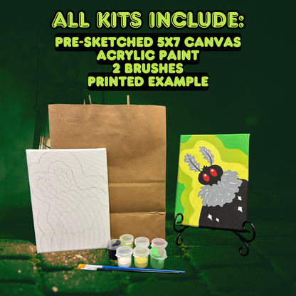 Curious Mothman Take & Paint Kit