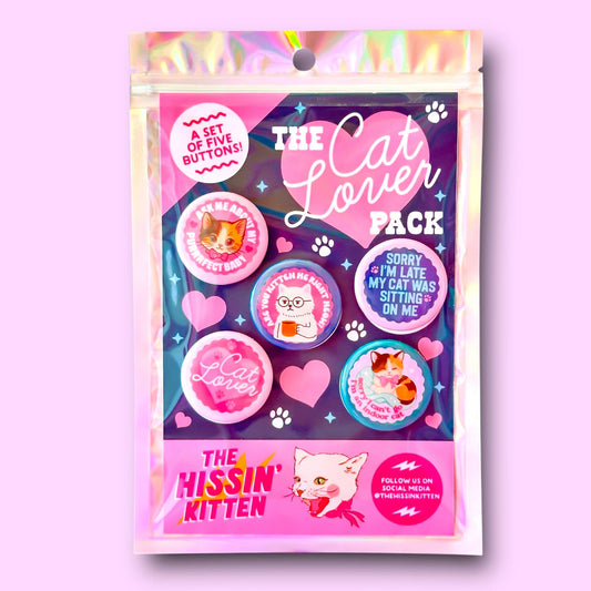 The Cat Lover 5 Pin Pack