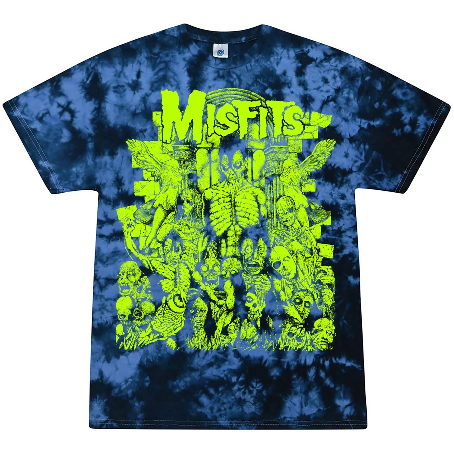 Misfits - Earth AD Blue Green Tie Dye - Tee