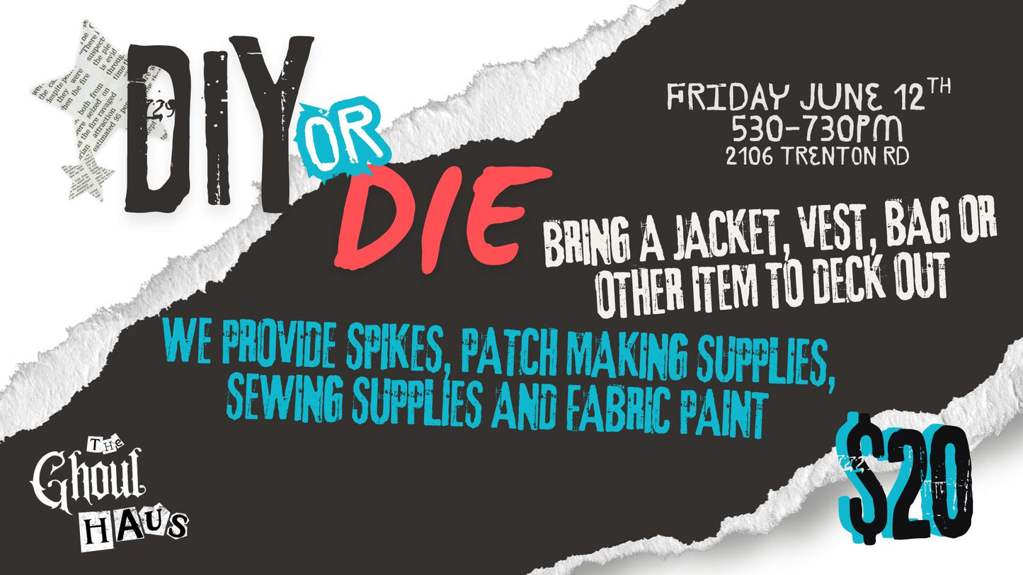 DIY or DIE: Battle Vest / Jacket - June