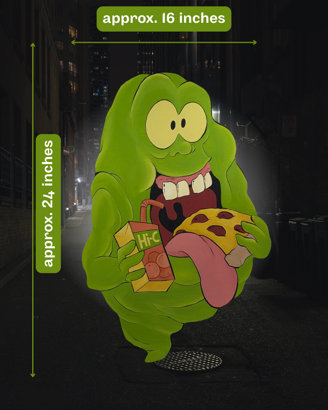 Ghostbusters Slimer Wall Art