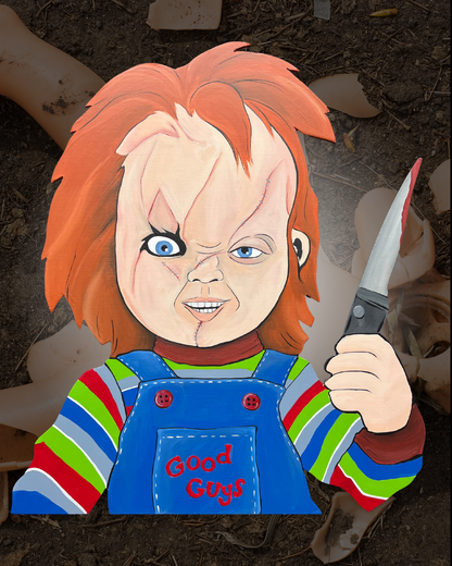 Chucky Doll Wall Art