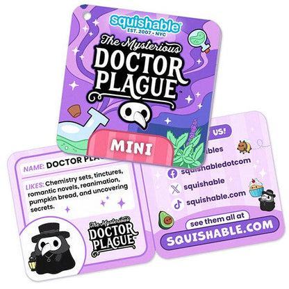 Squishable - Mini Squishable Midnight Plague Doctor Plush