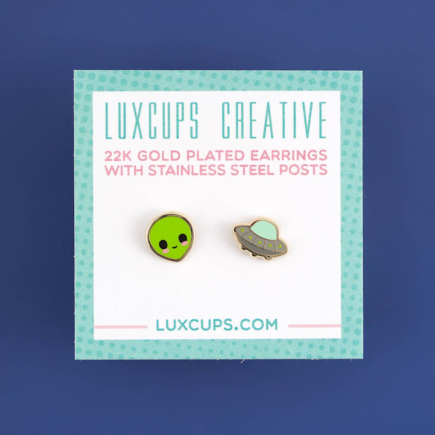 Alien Earring Studs