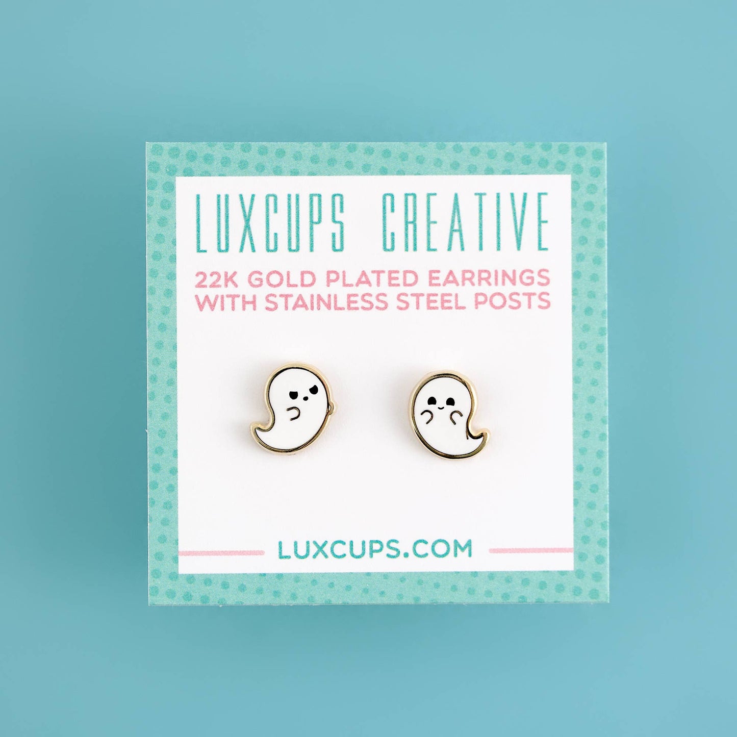 Ghost Earring Studs