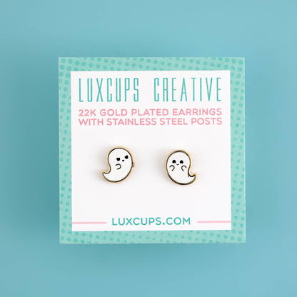 Ghost Earring Studs