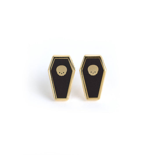 Coffin Earring Studs