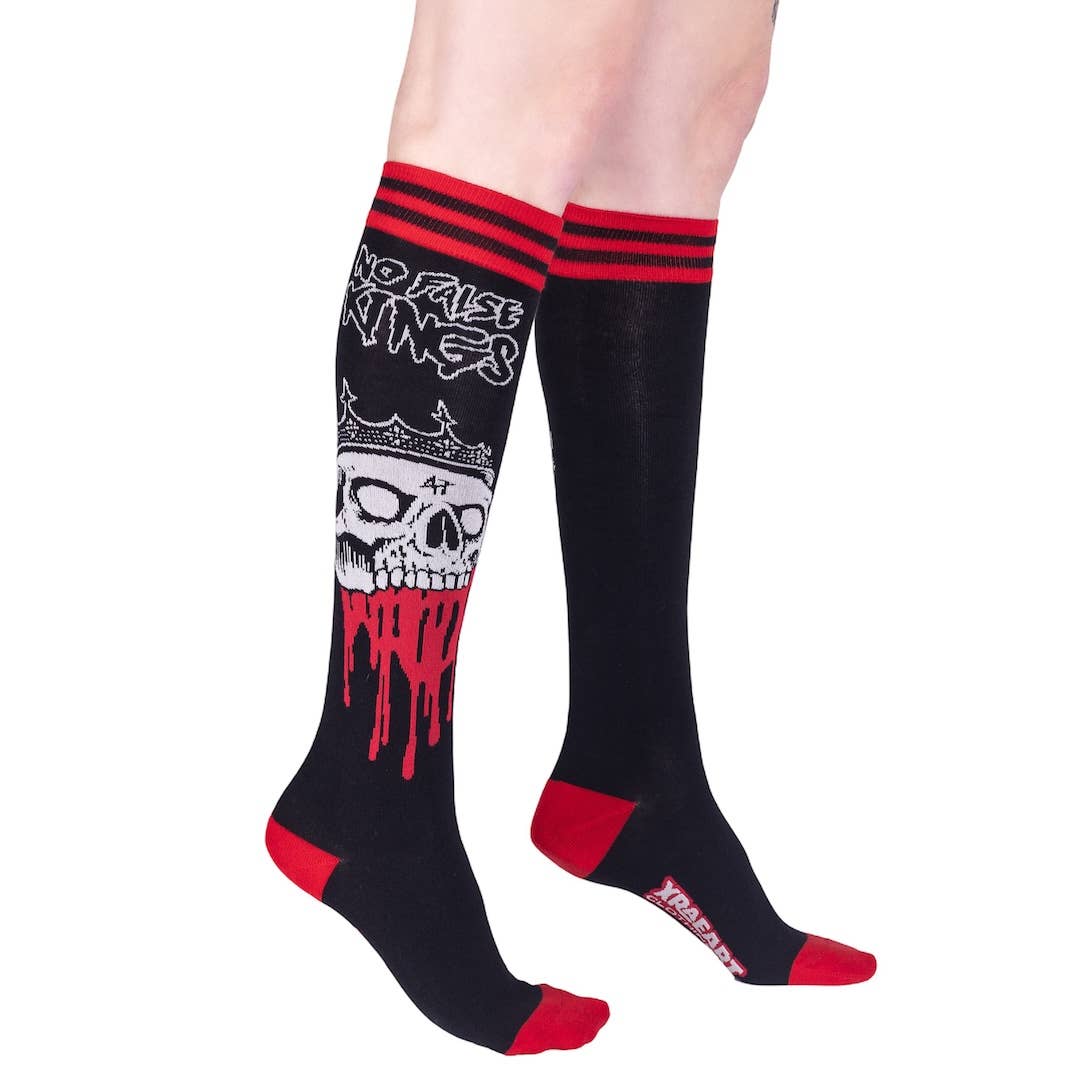 No False Kings Knee High Socks