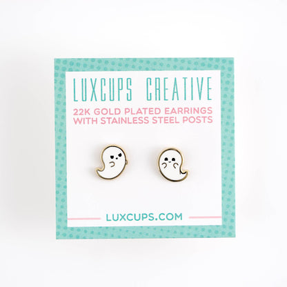 Ghost Earring Studs