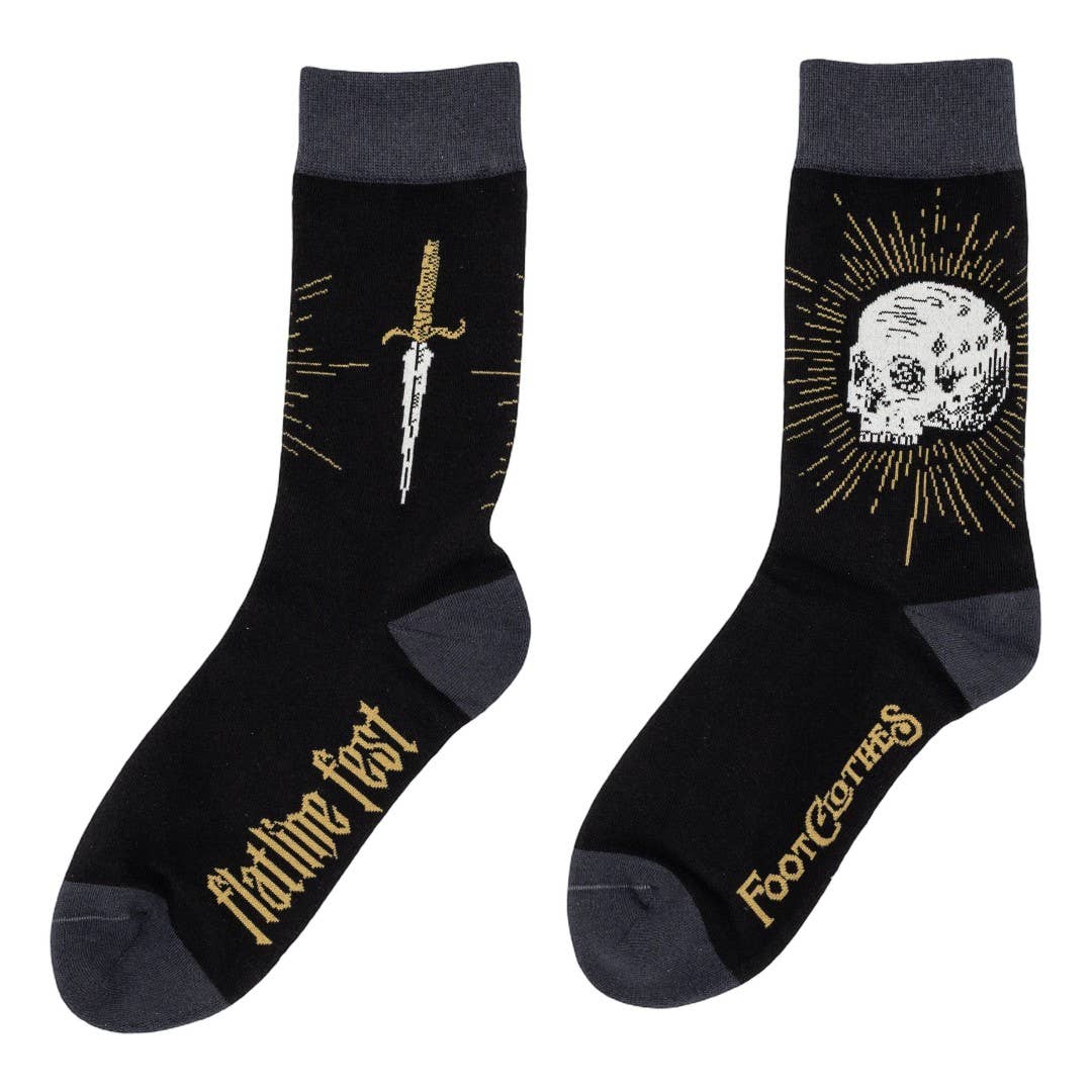 Flatline Fest Flatline Fest Inaugural Rite Crew Socks