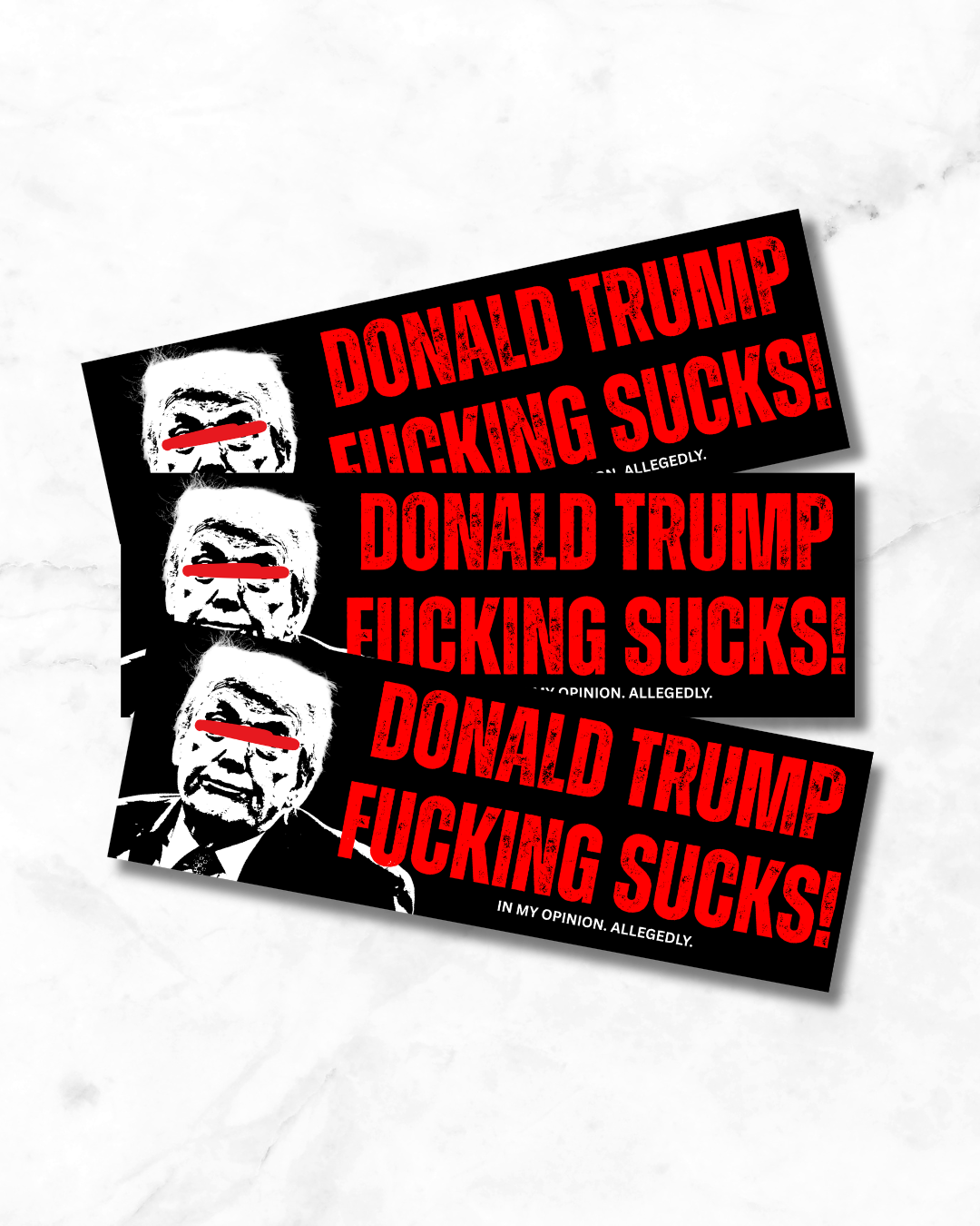 Donald Trump Sucks Bumper Sticker