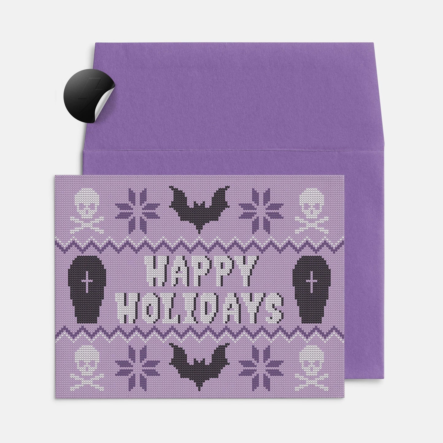 Spooky Holiday Sweater Greeting Card