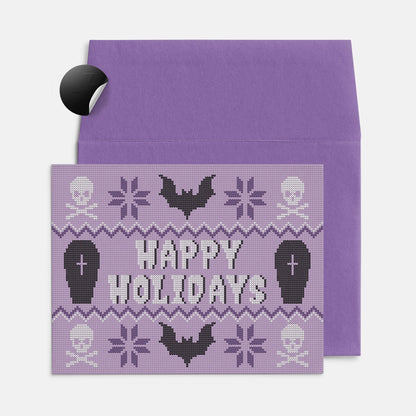 Spooky Holiday Sweater Greeting Card