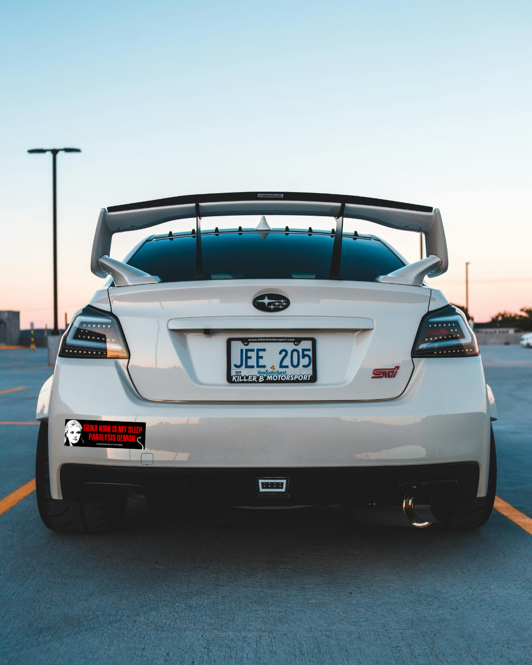 Erika Kirk is my Sleep Paralysis Demon Bumper Sticker