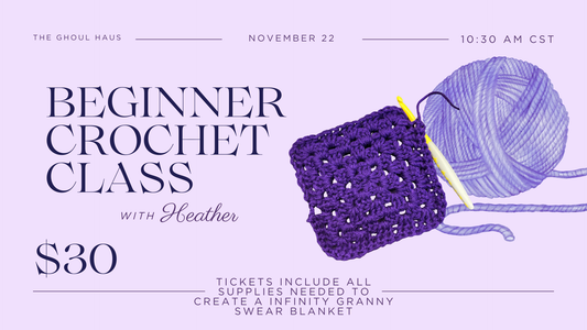 Beginner Crochet Class with Heather