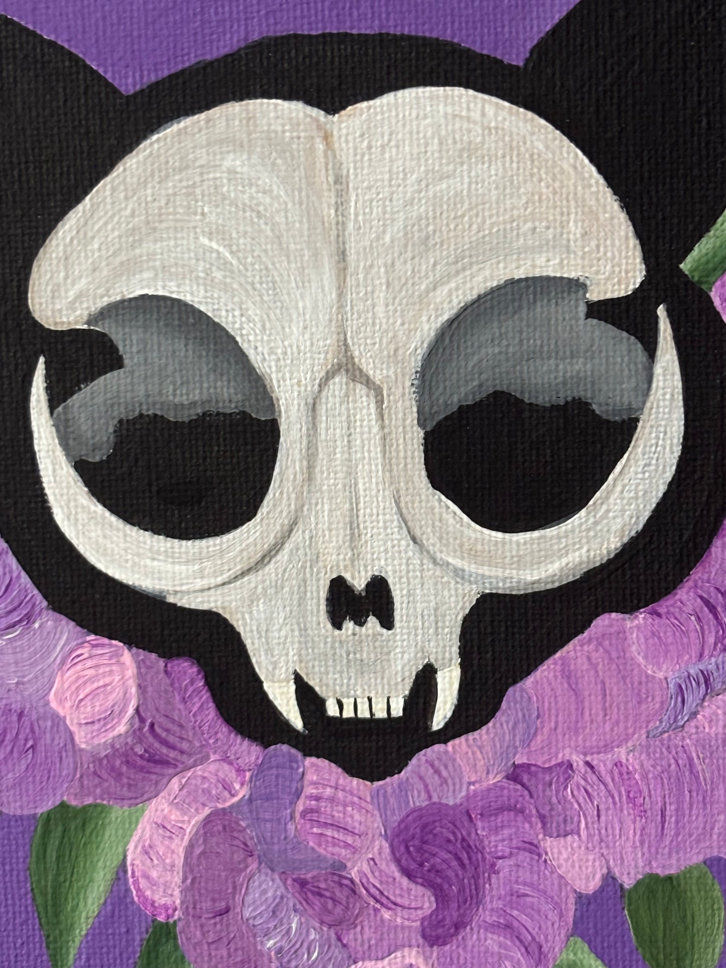 Cat Skull Painting