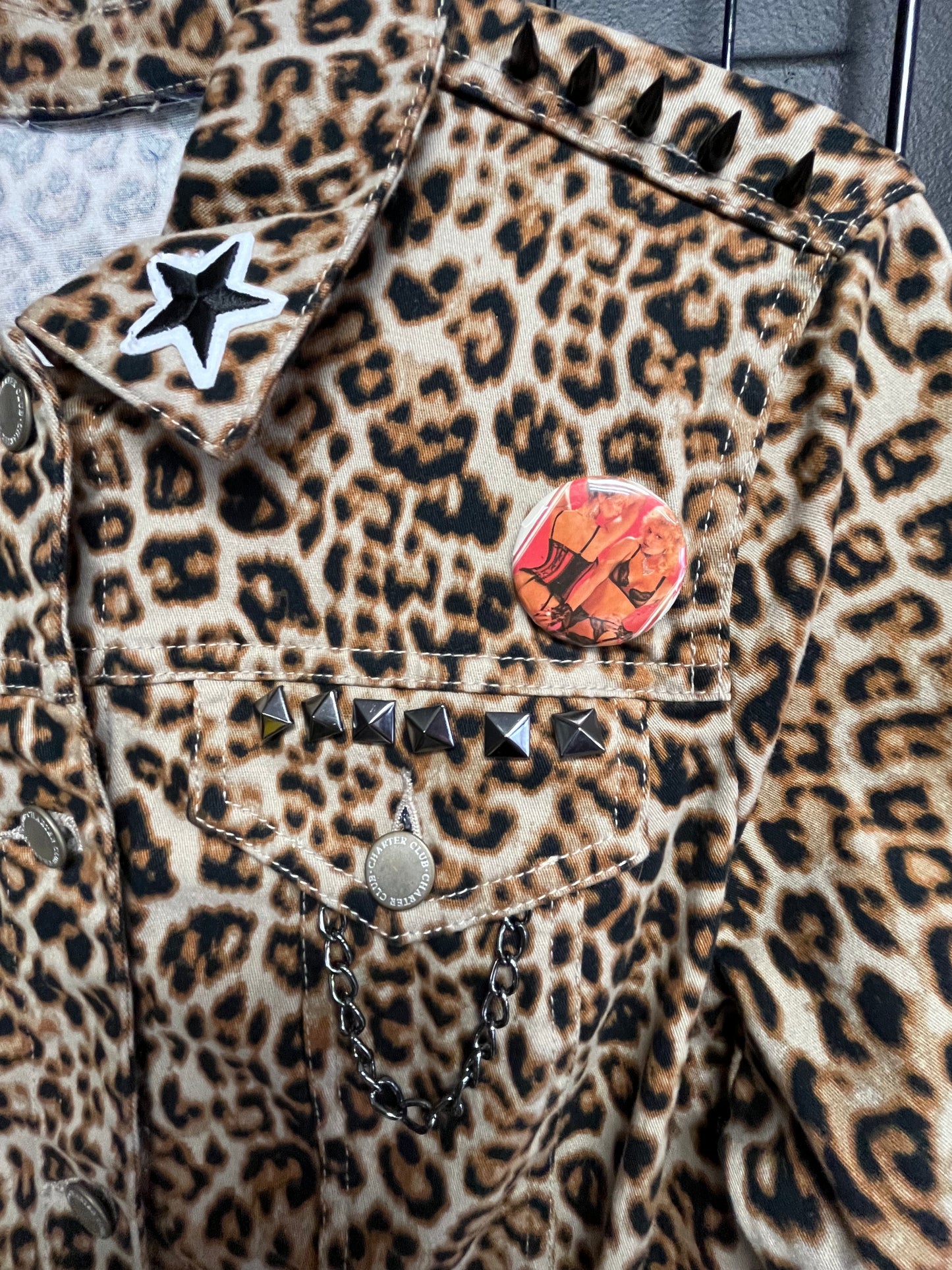Rebel Panther Hand-Painted Adult Jacket