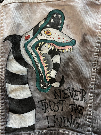 Never Trust The Living Beetlejuice Adult Jacket