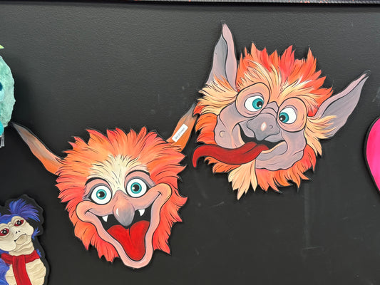 Labyrinth Fireys Pair Wood Cut Out