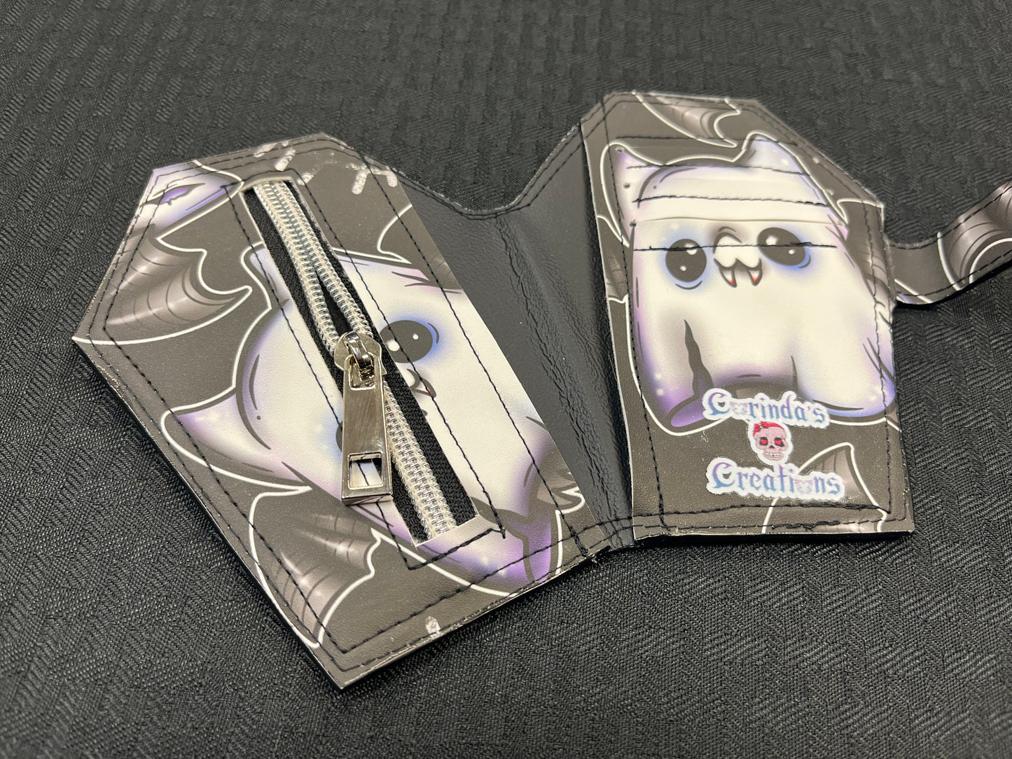 Ghost Bat Coffin Wallet Small