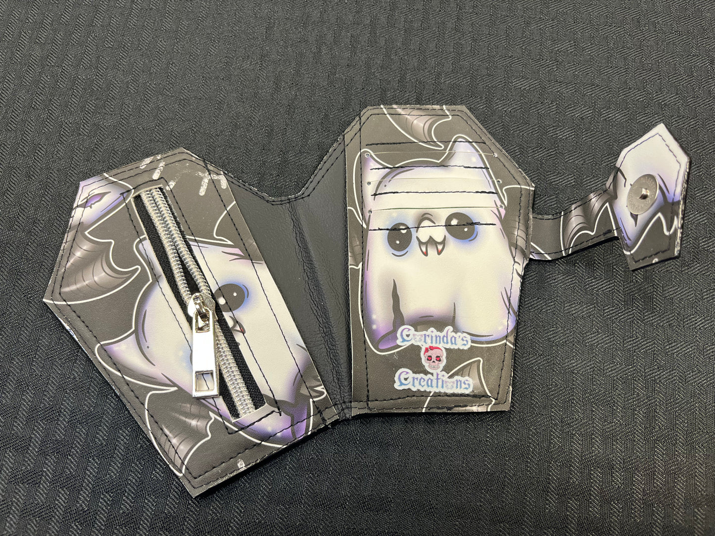Ghost Bat Coffin Wallet Small