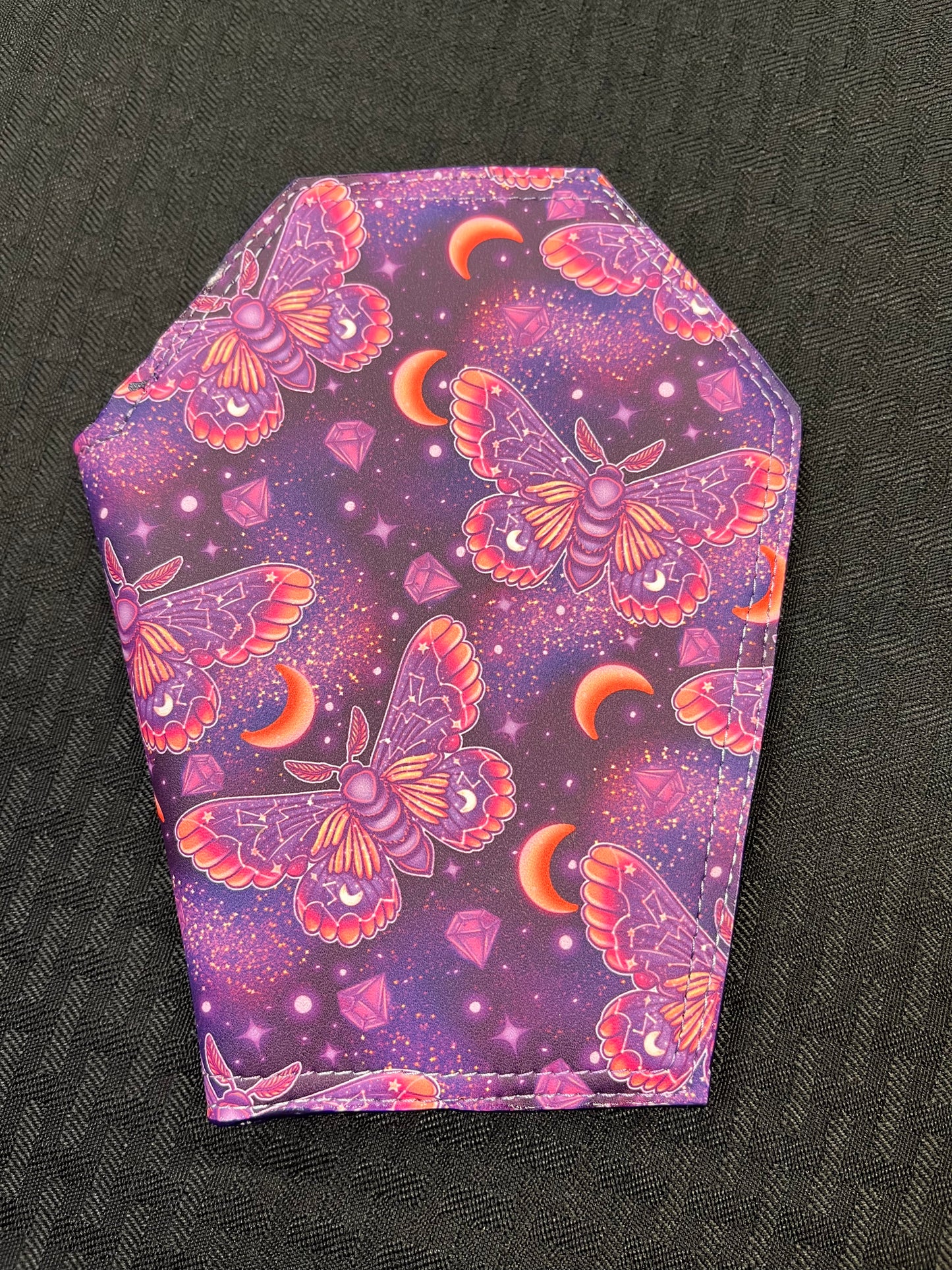 Galaxy Moth Coffin Wallet Large