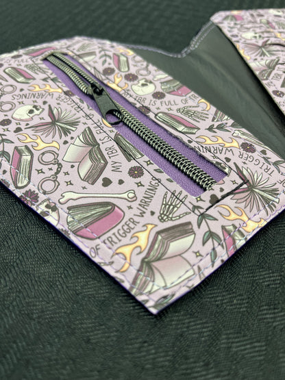 Trigger Warning Coffin Wallet Large
