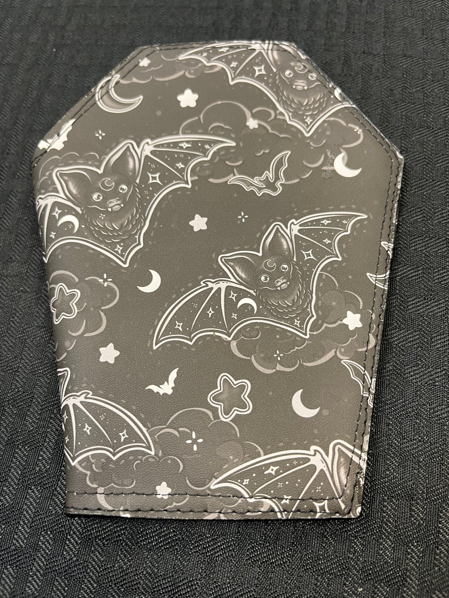 Black Bat Sky Coffin Wallet Large