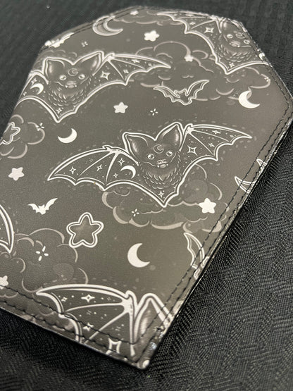 Black Bat Sky Coffin Wallet Large