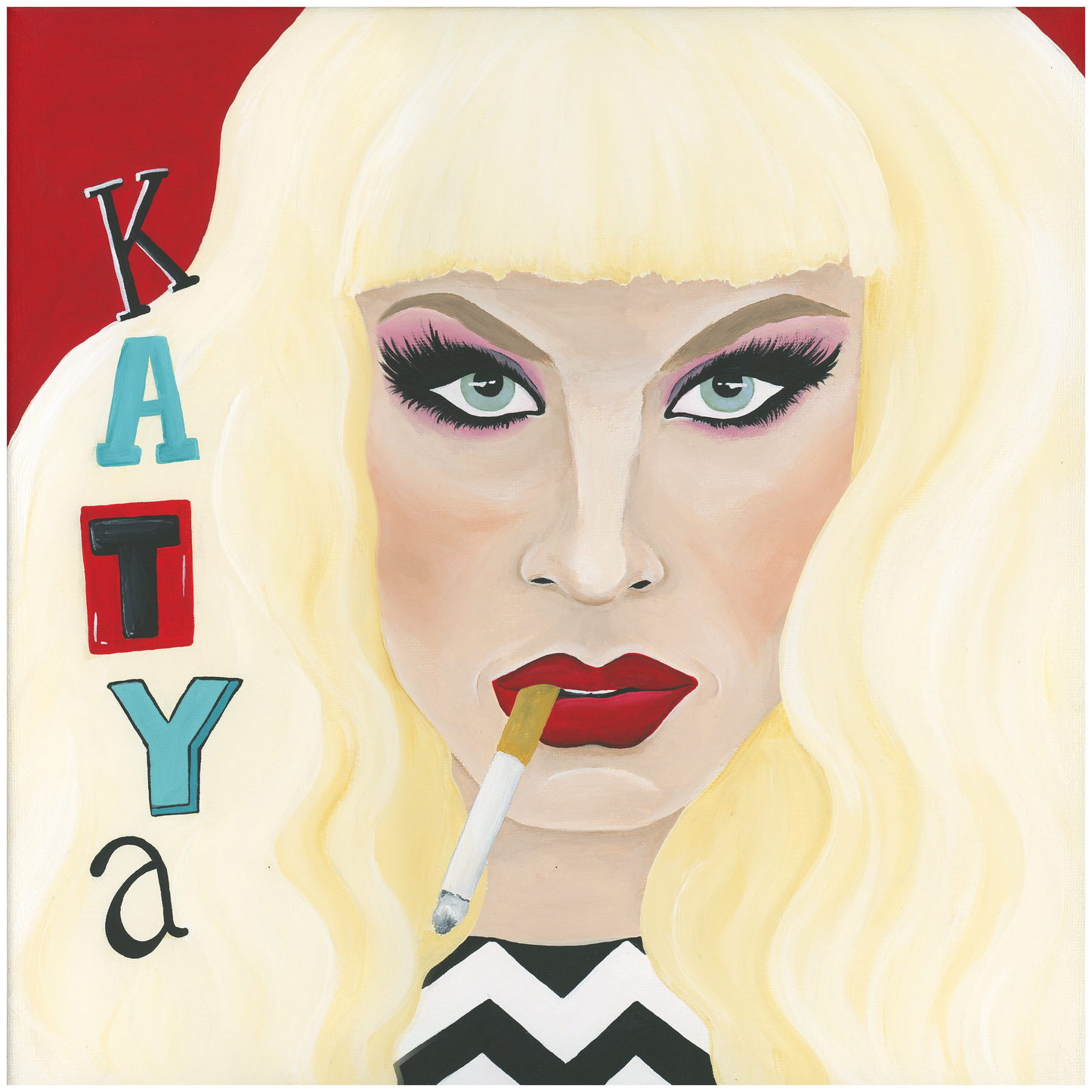 Katya Zamolodchikova Drag Queen Art Print