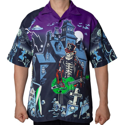 Haunted House ButtonUp Shirt