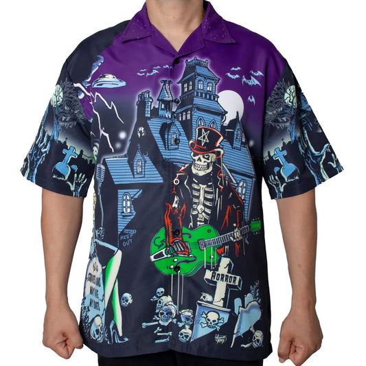 Haunted House ButtonUp Shirt