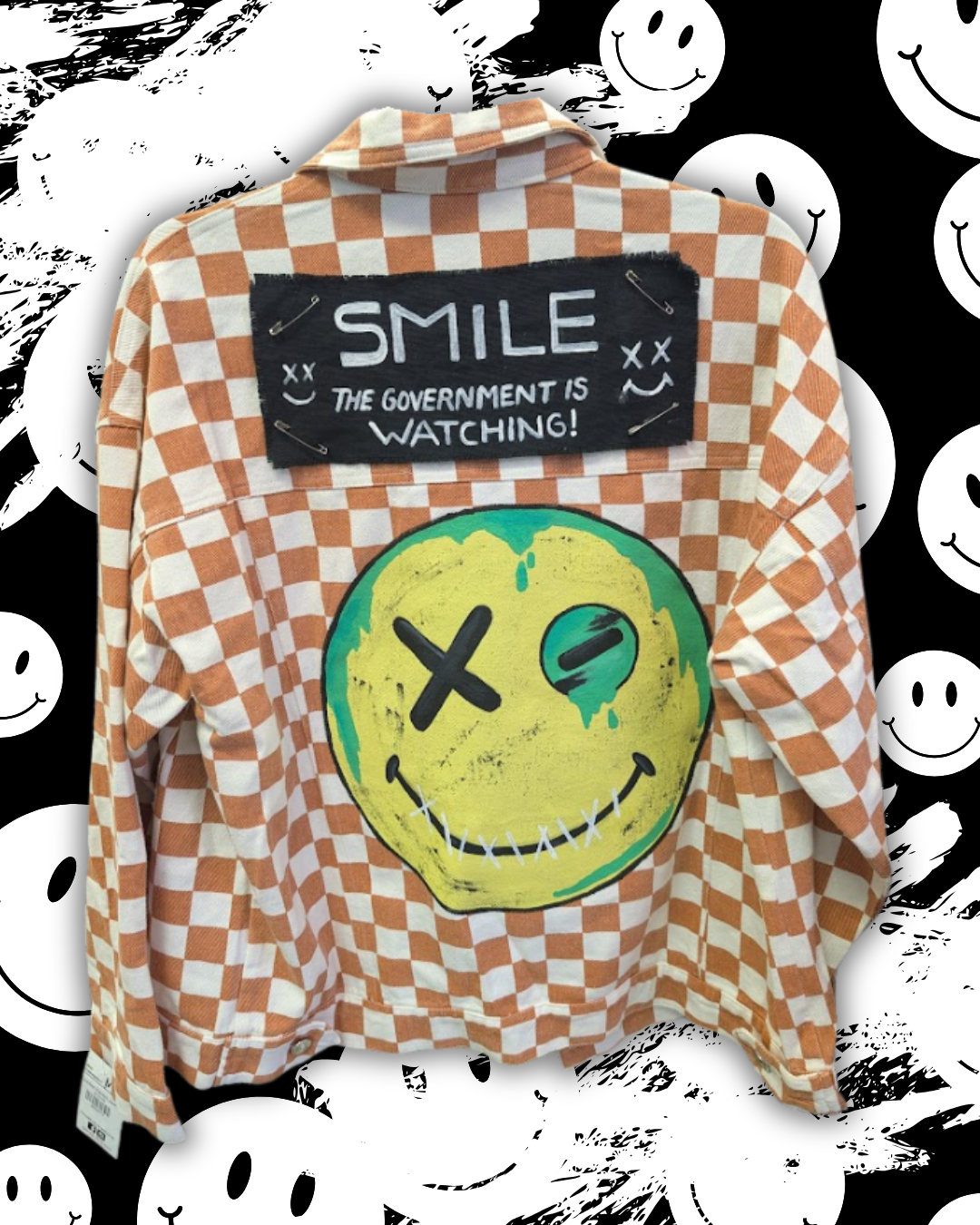 SMILE the Government is watching Adult Jacket