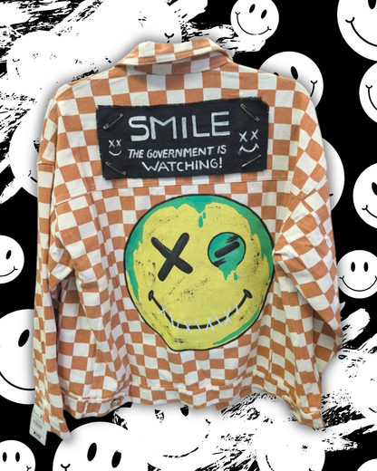 SMILE the Government is watching Adult Jacket