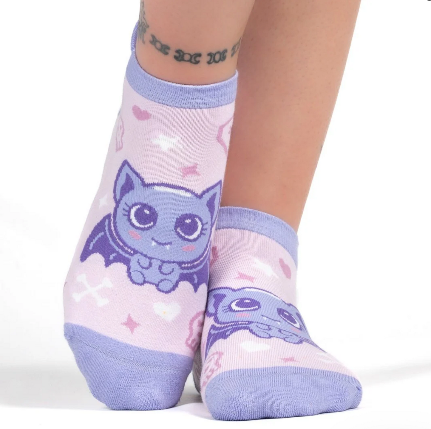 Widdle Bat Guy Ankle Socks