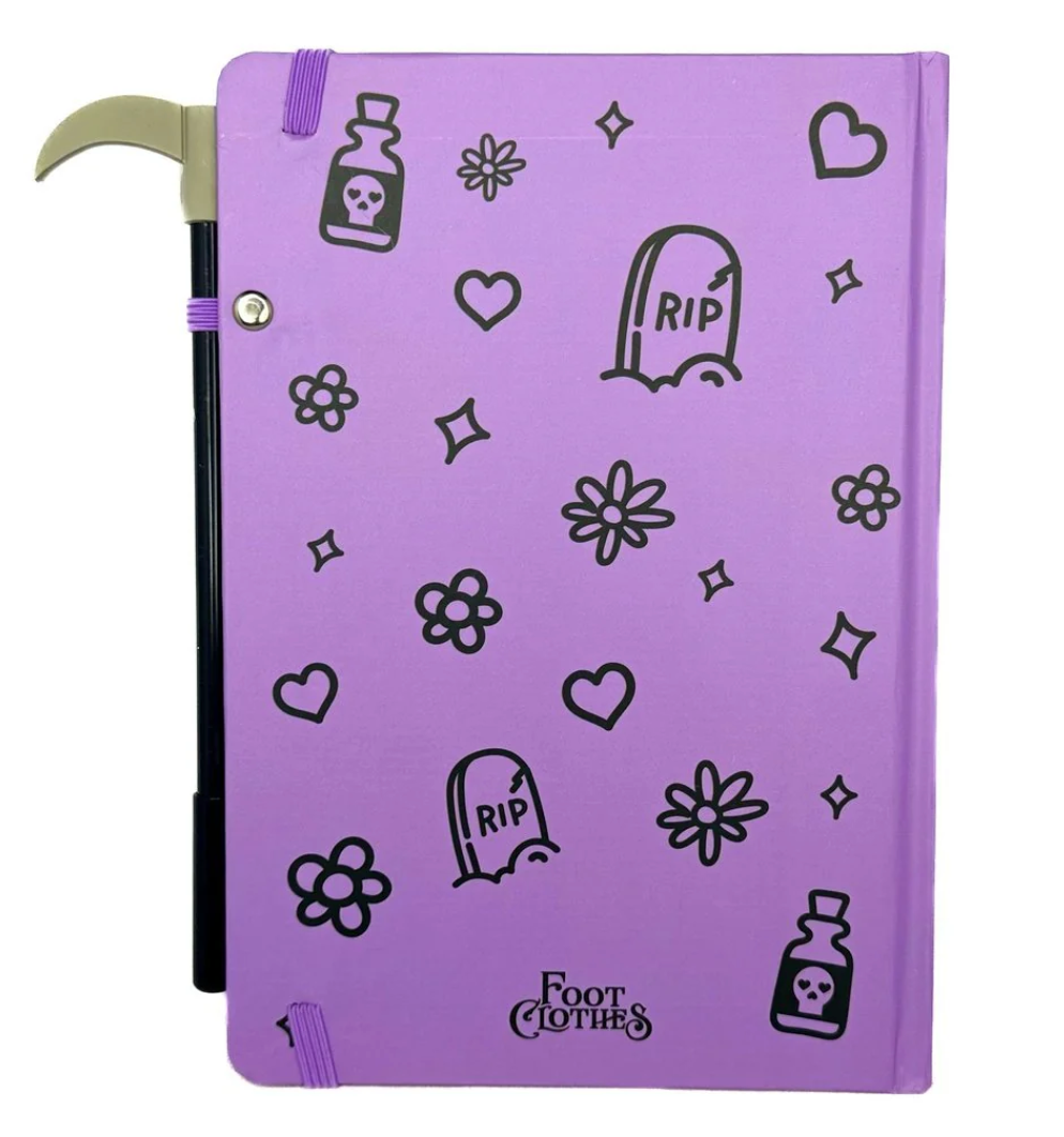 Pastel Goth Grim Reaper Journal w/ pen