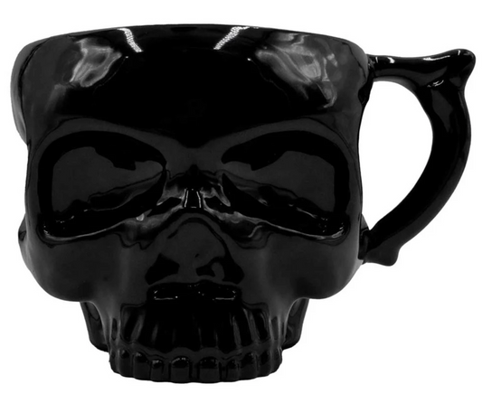 Skull Mega Mug Black