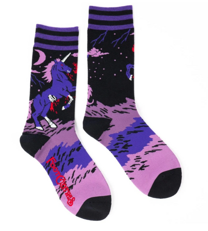 Evil Unicorn Socks