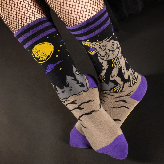 Evil Werewolf Socks