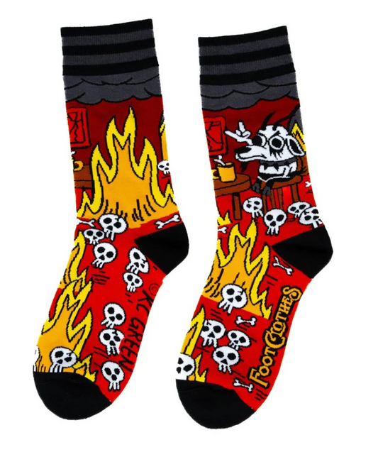 This is Burtal Crew Socks