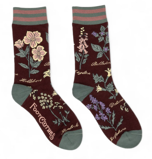 Baneful Botany Crew Socks