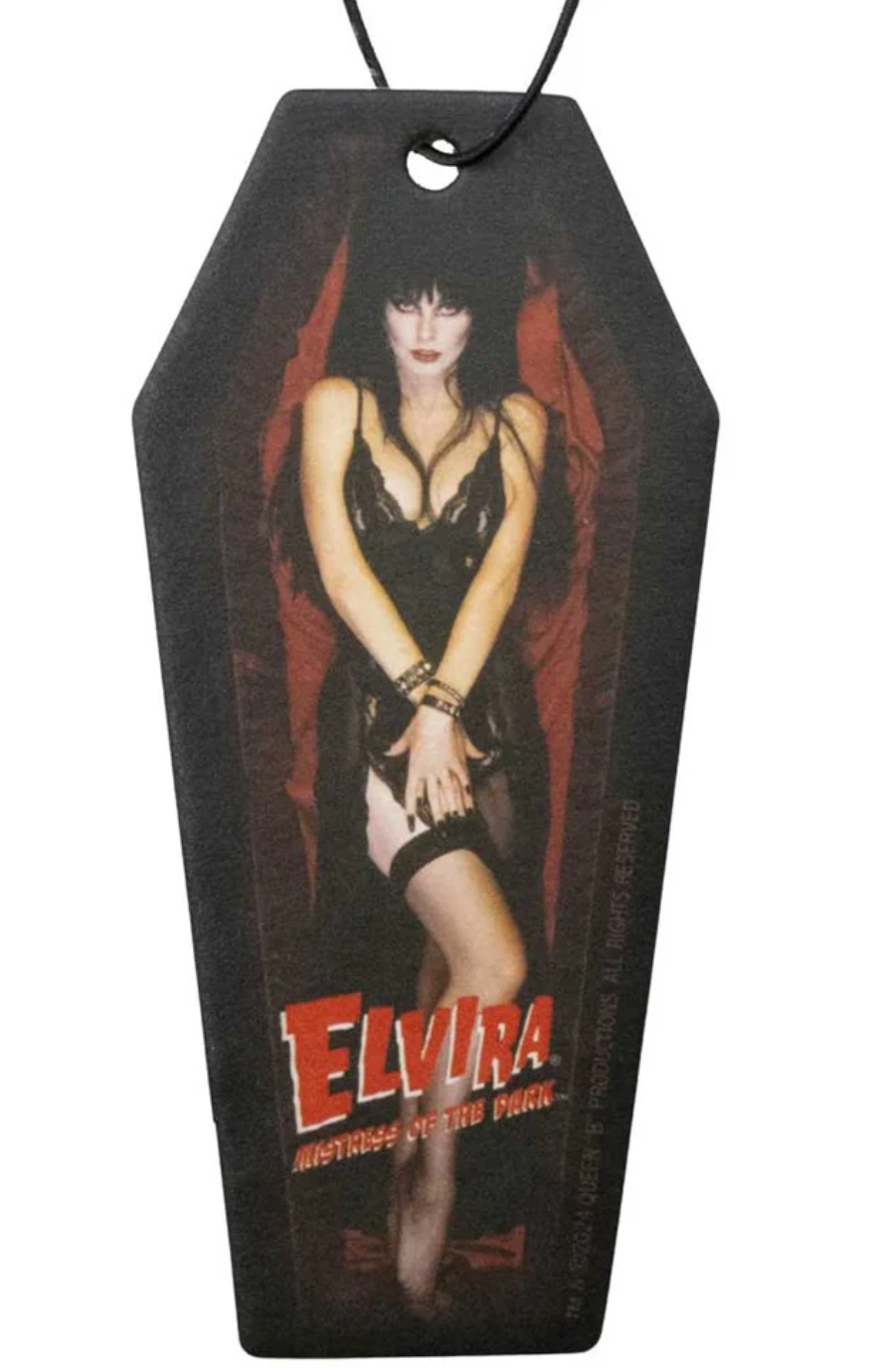 Elvira Red Coffin Air Freshener