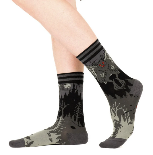 Mothman Crew Socks