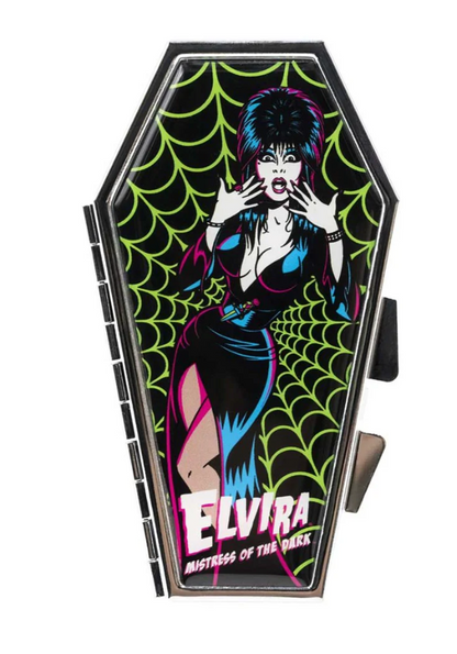 Elvira Neon Web Coffin Compact